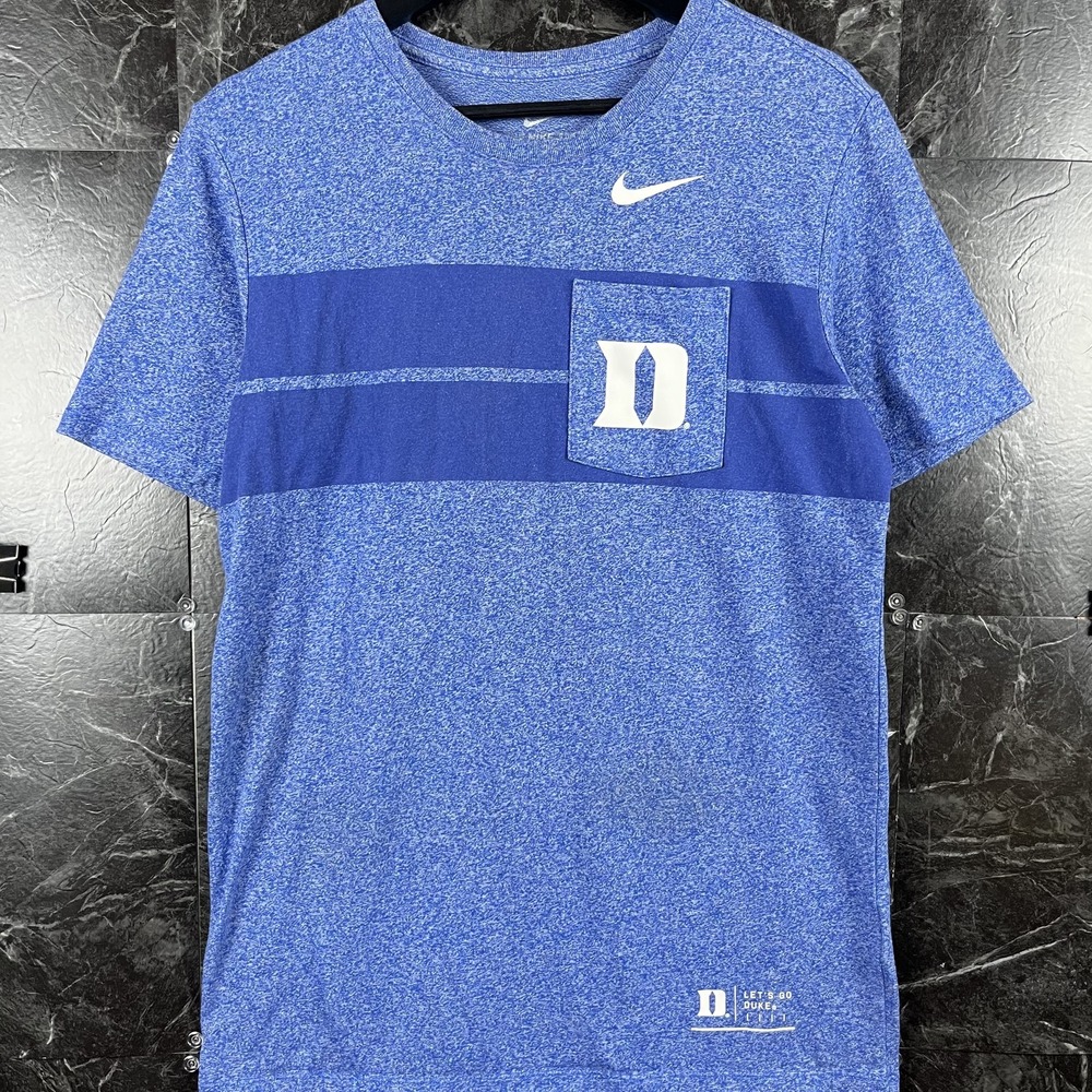 Nike Men's Blue Duke Shirt Fits Small -Flaws